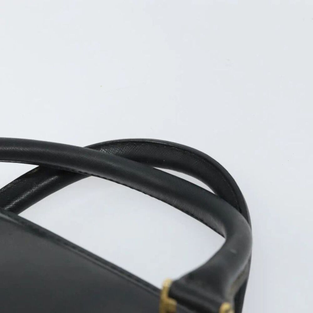 Versace Vintage Leather Black Leather Handbag - Picture 16 of 16